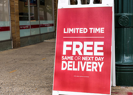 Storefront Signs Free Delivery