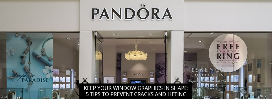 Keep Your Window Graphics in Shape: 5 Tips to Prevent Cracks and Lifting