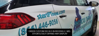 Order Custom Decals In Rockville, MD: Effortlessly Expand Any Display