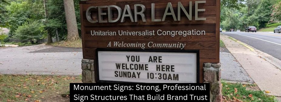 Monument Signs: Strong, Professional Sign Structures That Build Brand Trust