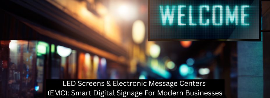 LED Screens & Electronic Message Centers (EMC): Smart Digital Signage For Modern Businesses - Rockville Sign Company